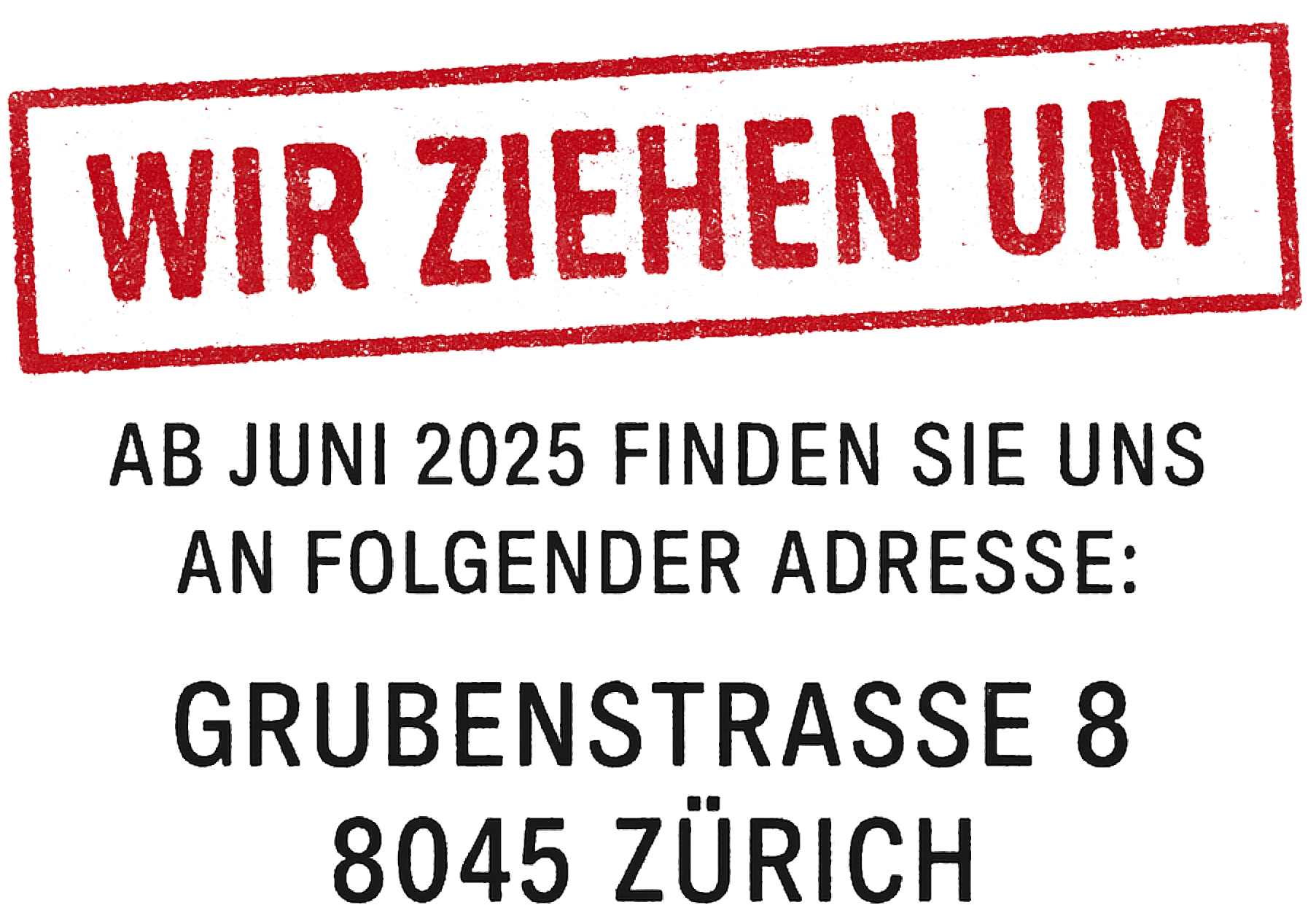 Wir ziehen um